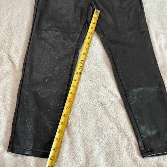 RM Rebecca Minkoff Black Shimmer Pants Size 12P - Picture 11 of 16